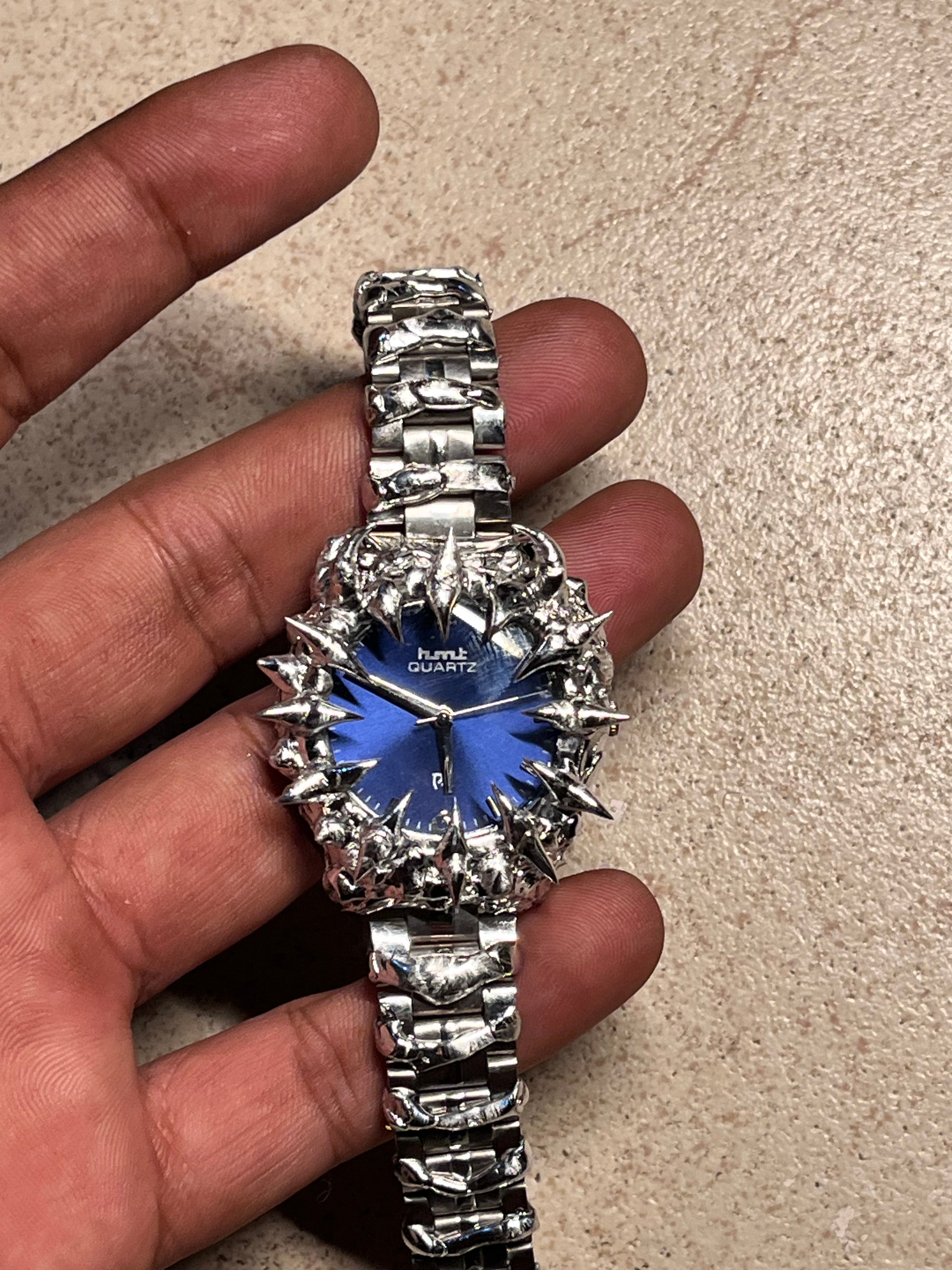 Hmt blue dial unisex