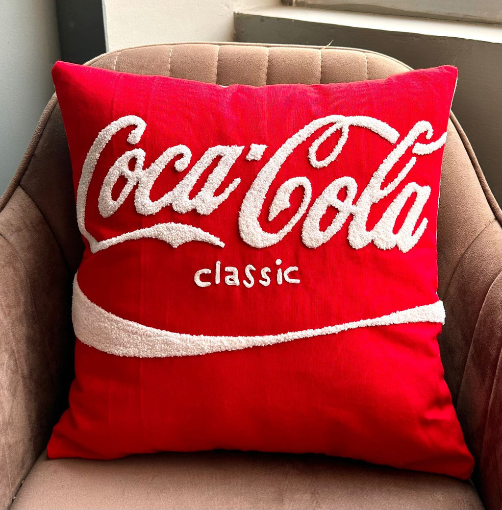 Custom cola classic pillow cover