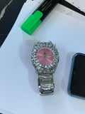 Lime punkstone pink dial