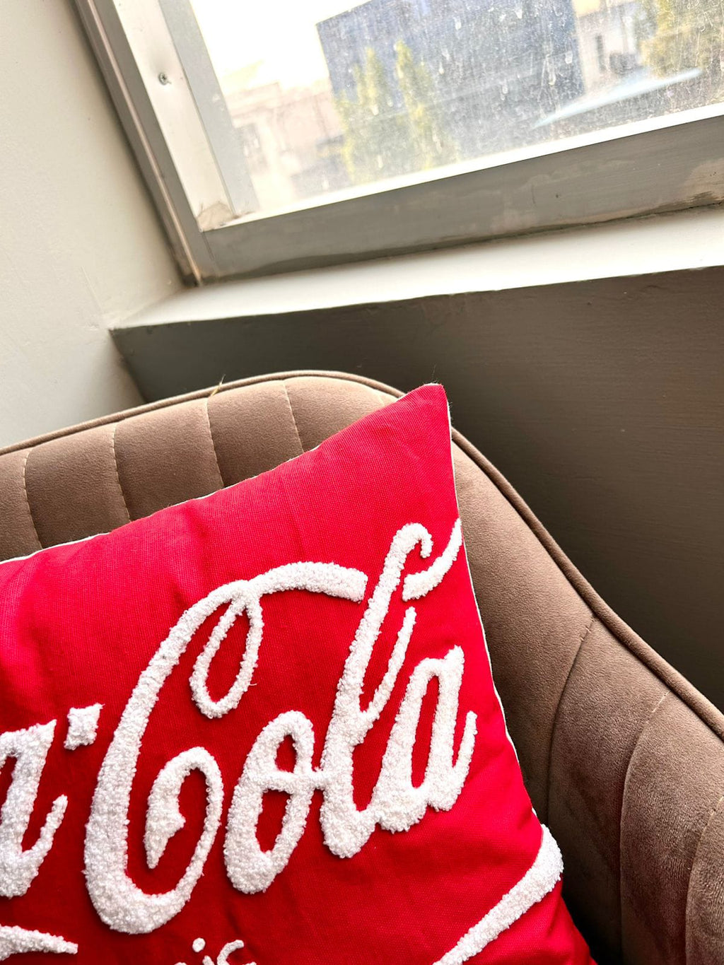 Custom cola classic pillow cover