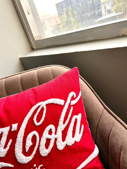 Custom cola classic pillow cover