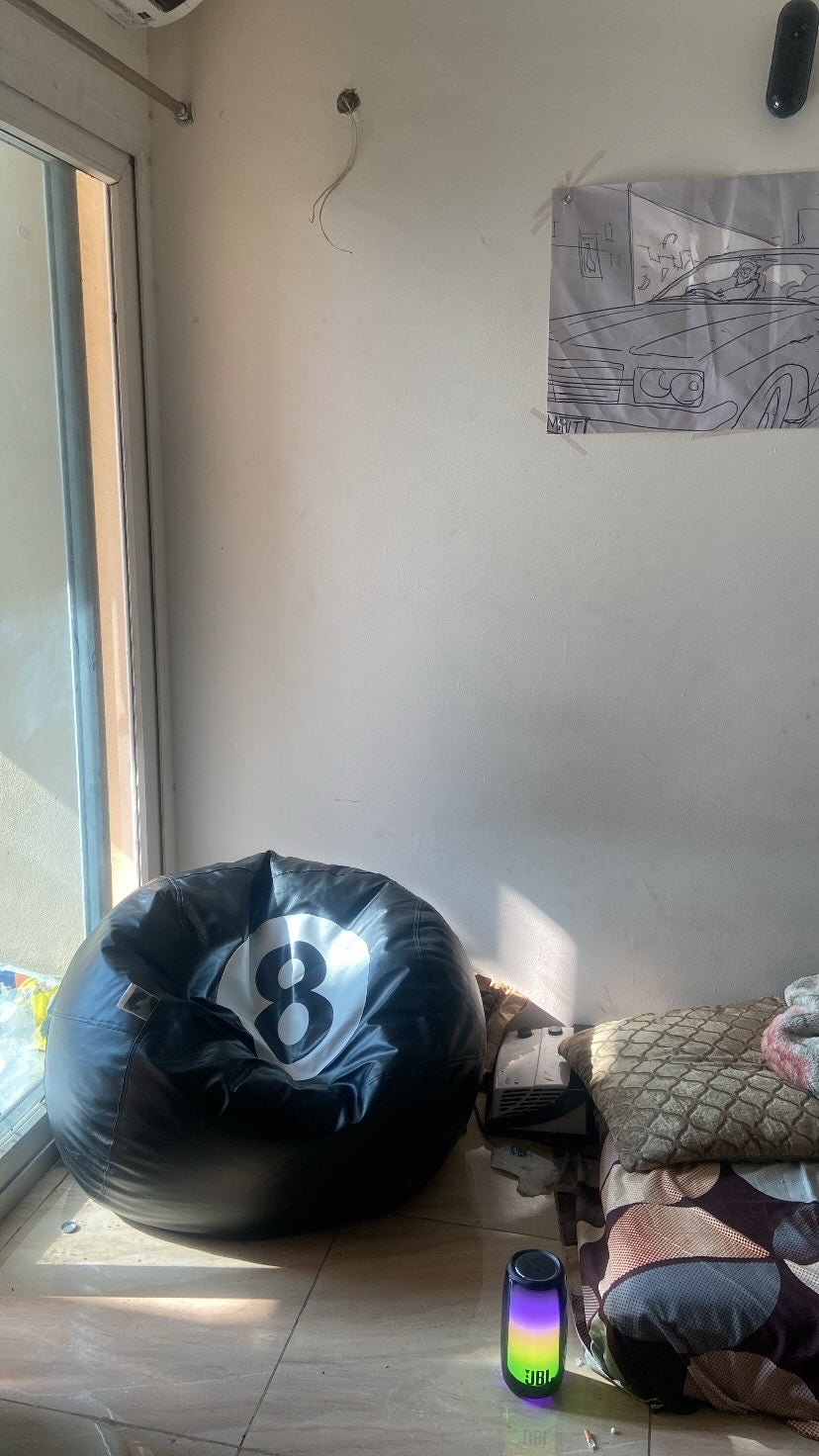 8 Pool Bean Bag Cover