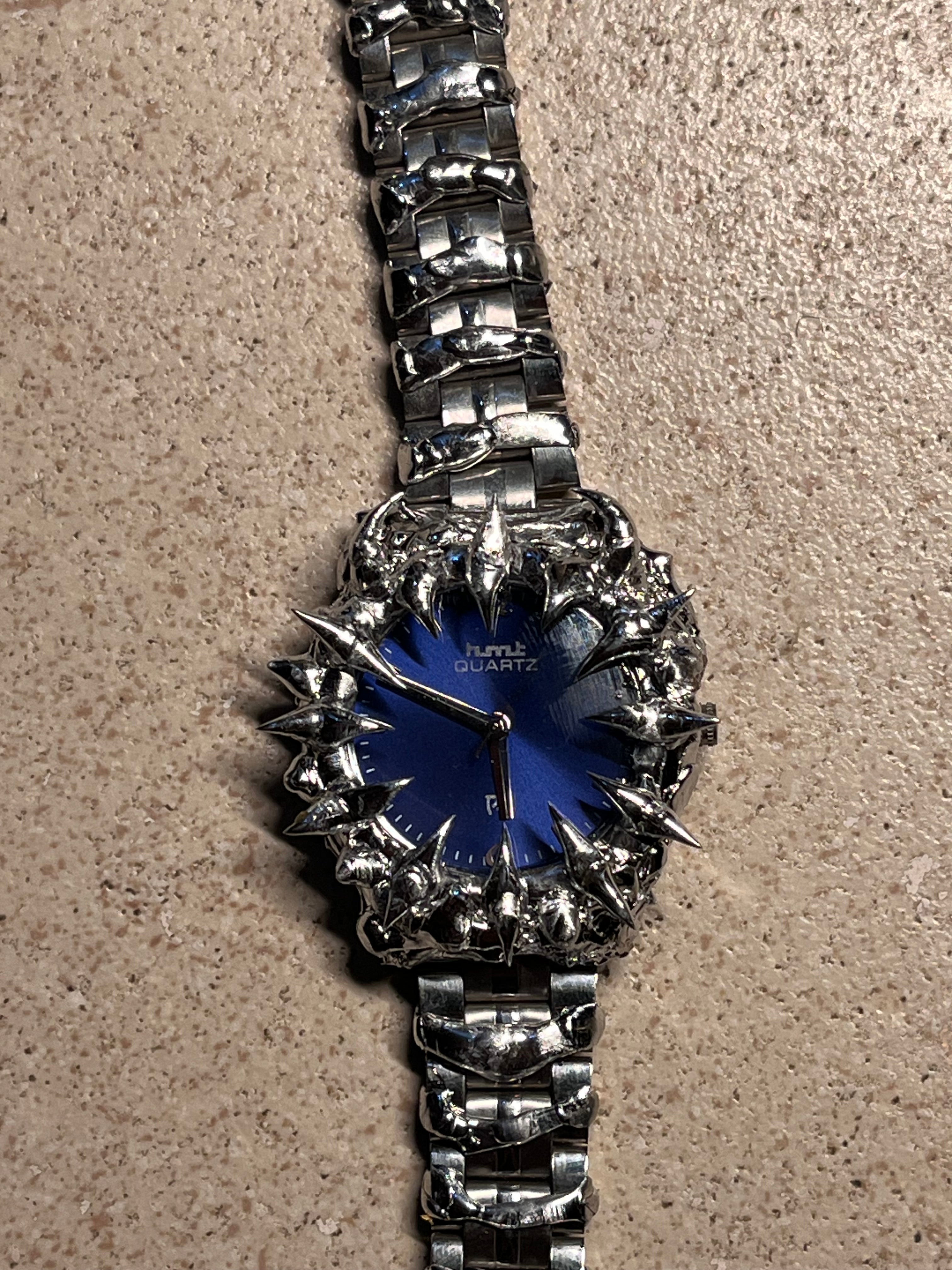 Hmt blue dial unisex