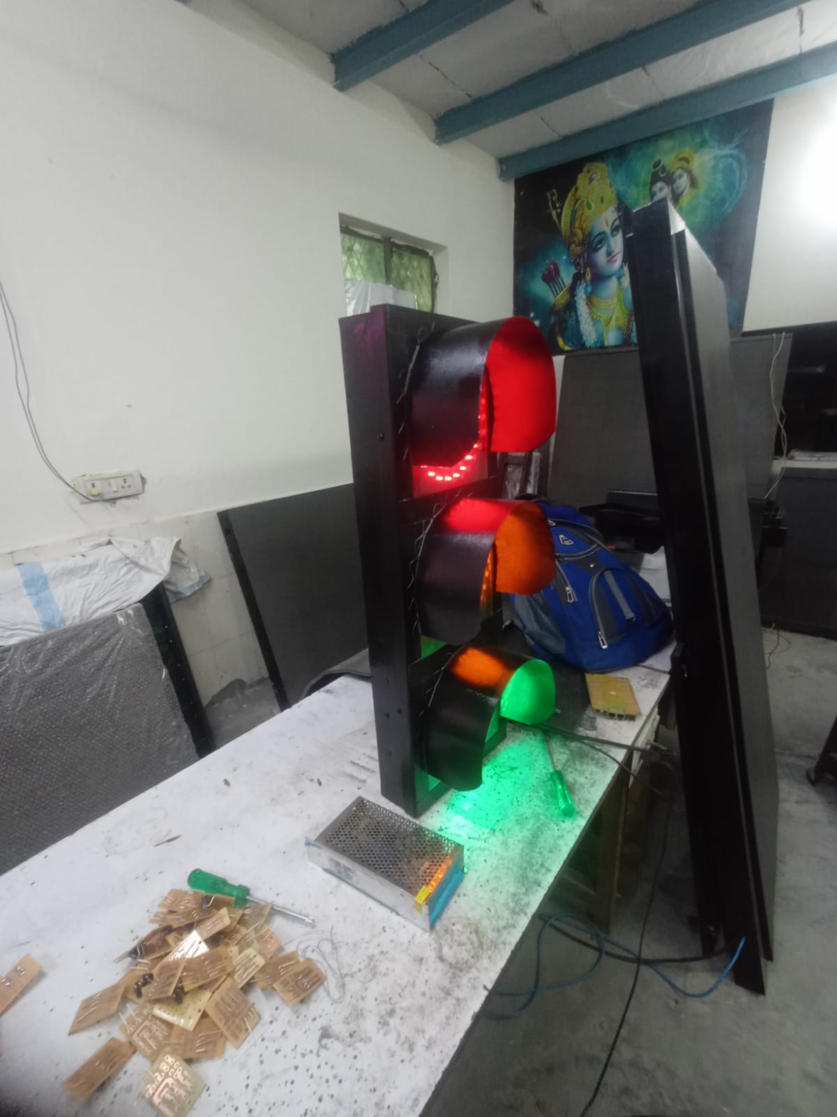 Traffic light 3 colors