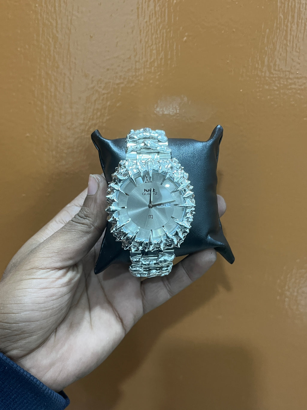 Punk H M T Silver Watch