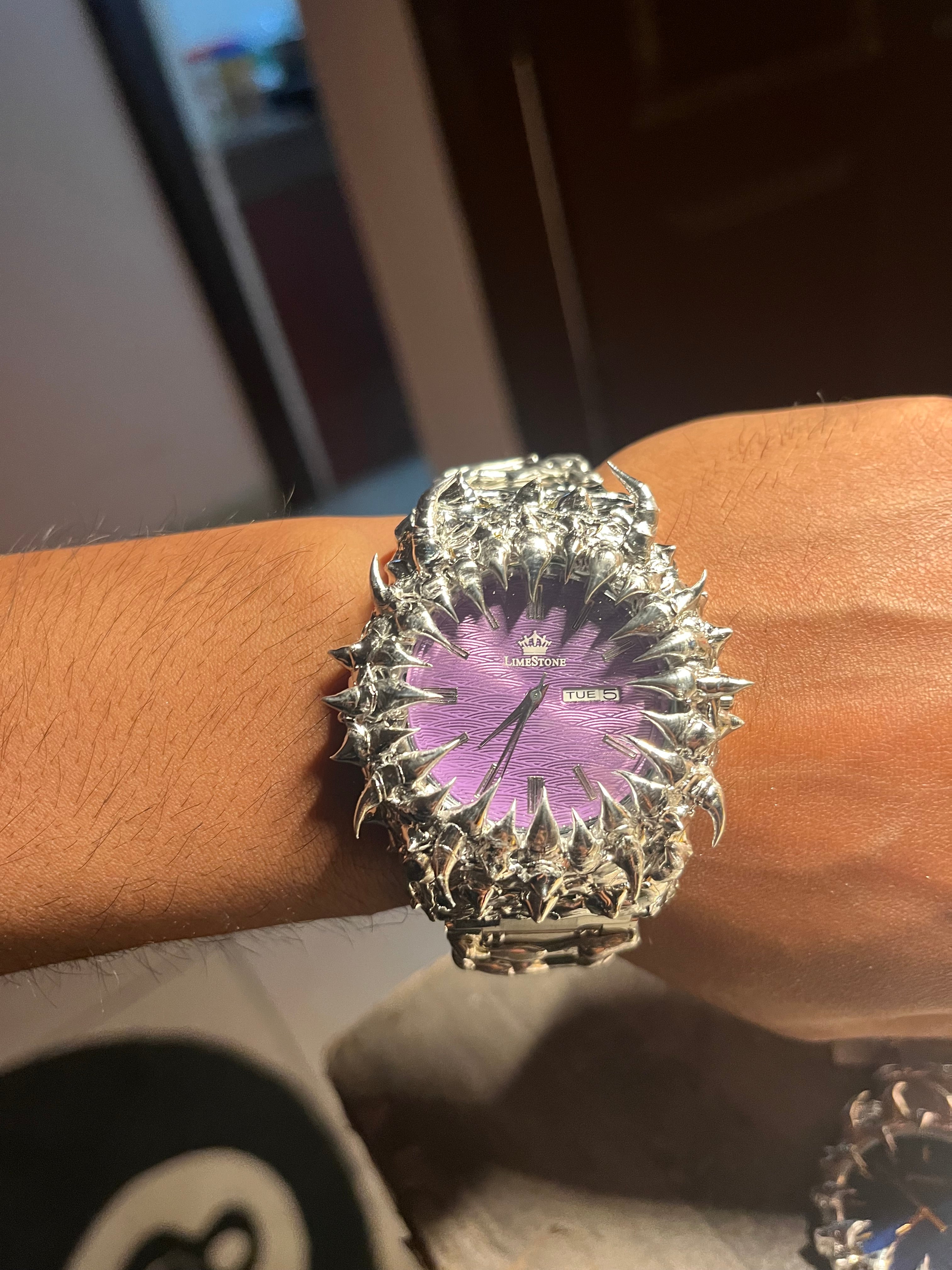 Limestone purple punk