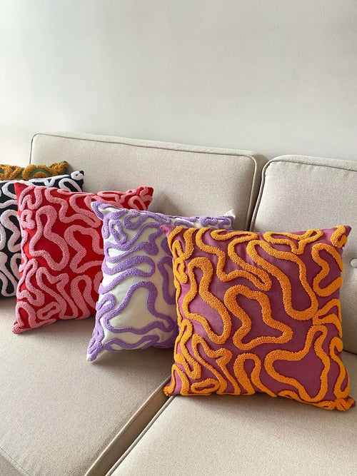Black&White  Wave Pillow cover
