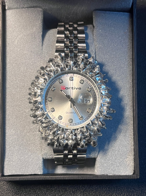 custom punk silver