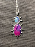 Natural stone goth pendant