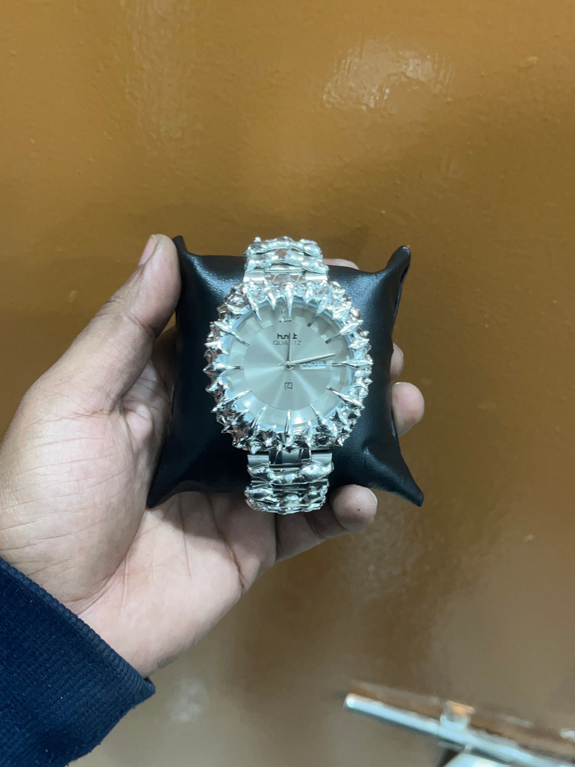 Punk HMT Silver Watch