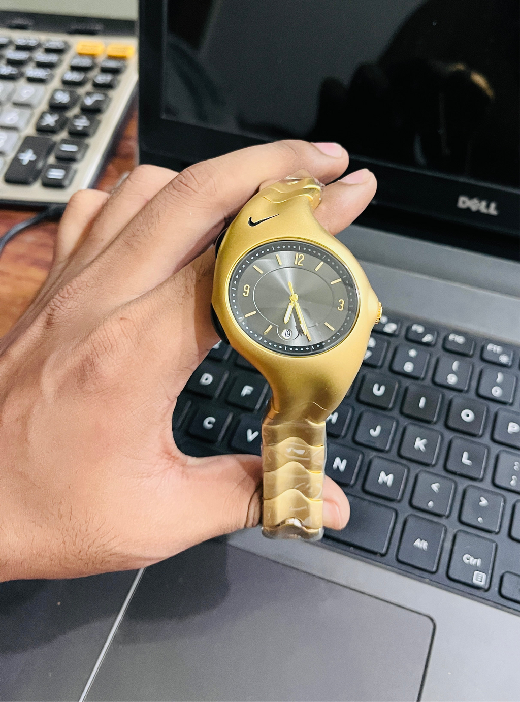 NIKE ICONIC PRESTO GOLD