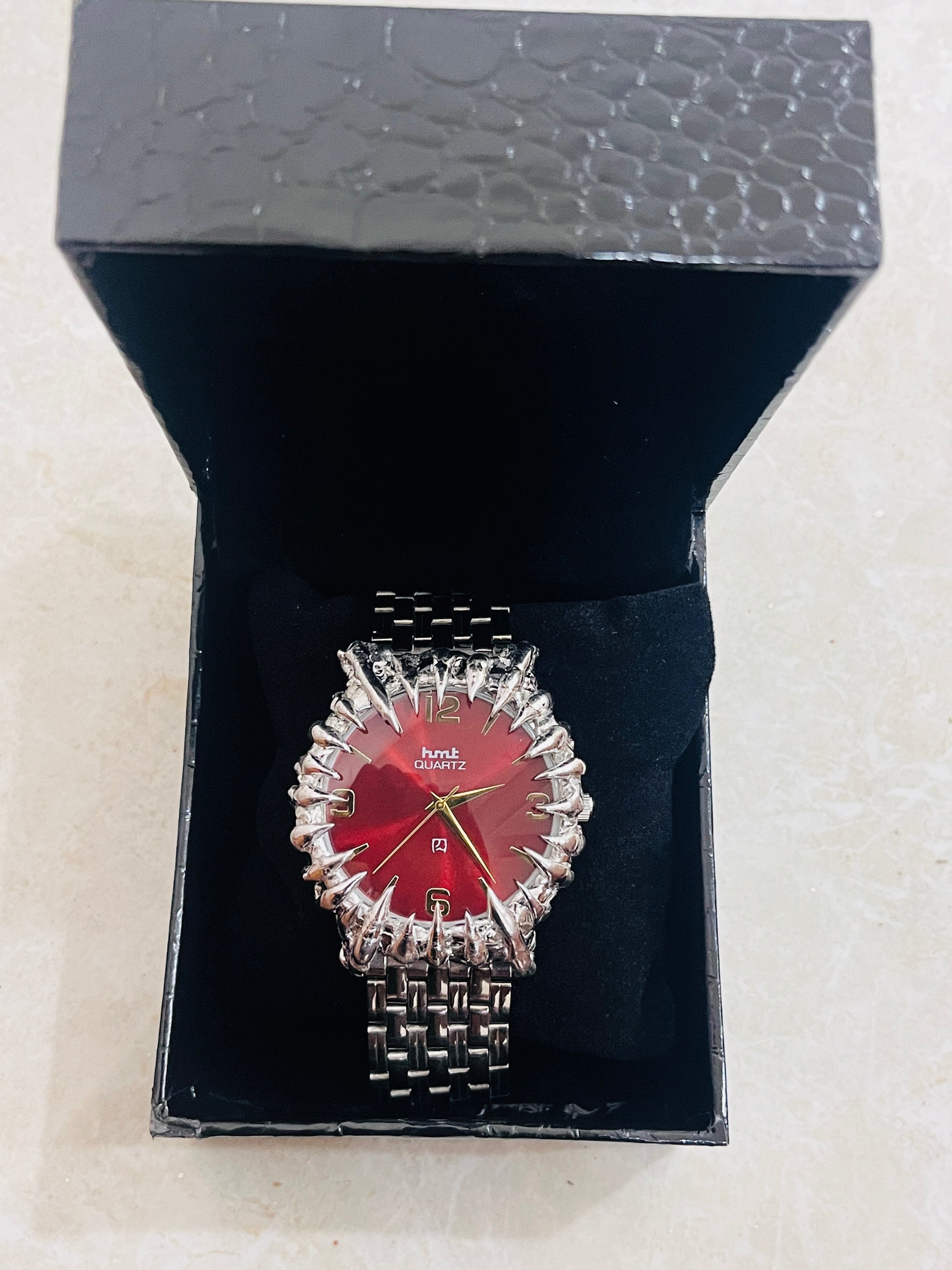 Hmt punk red dial