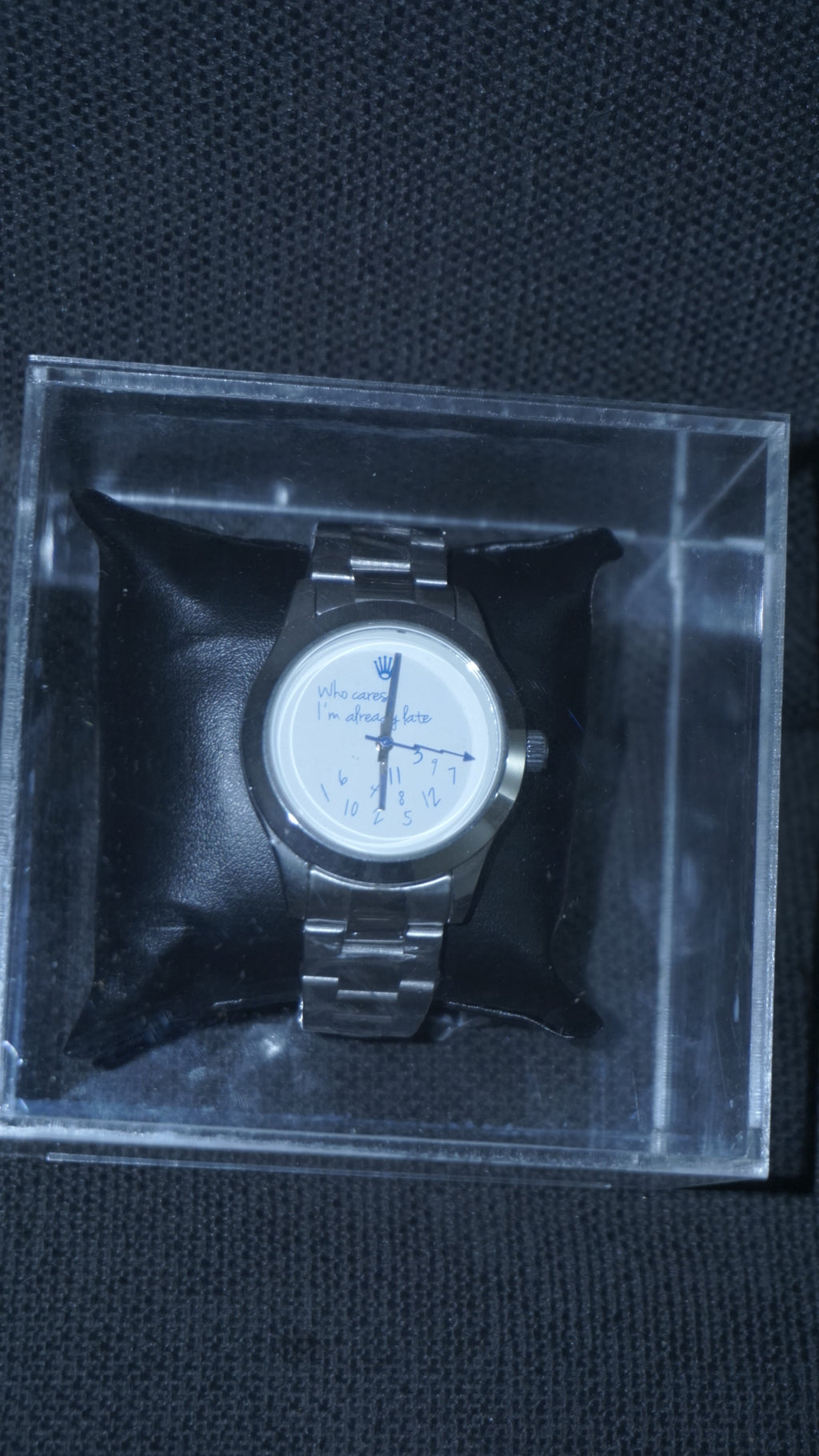 Punk who cares custom Rolex