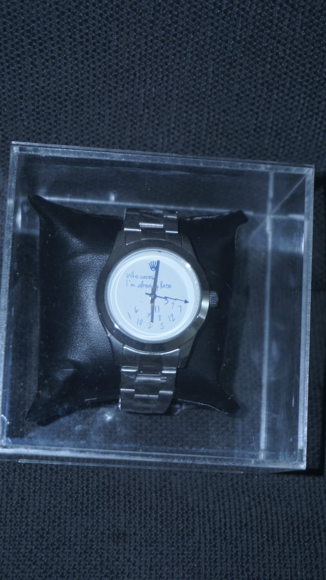 Punk who cares custom Rolex