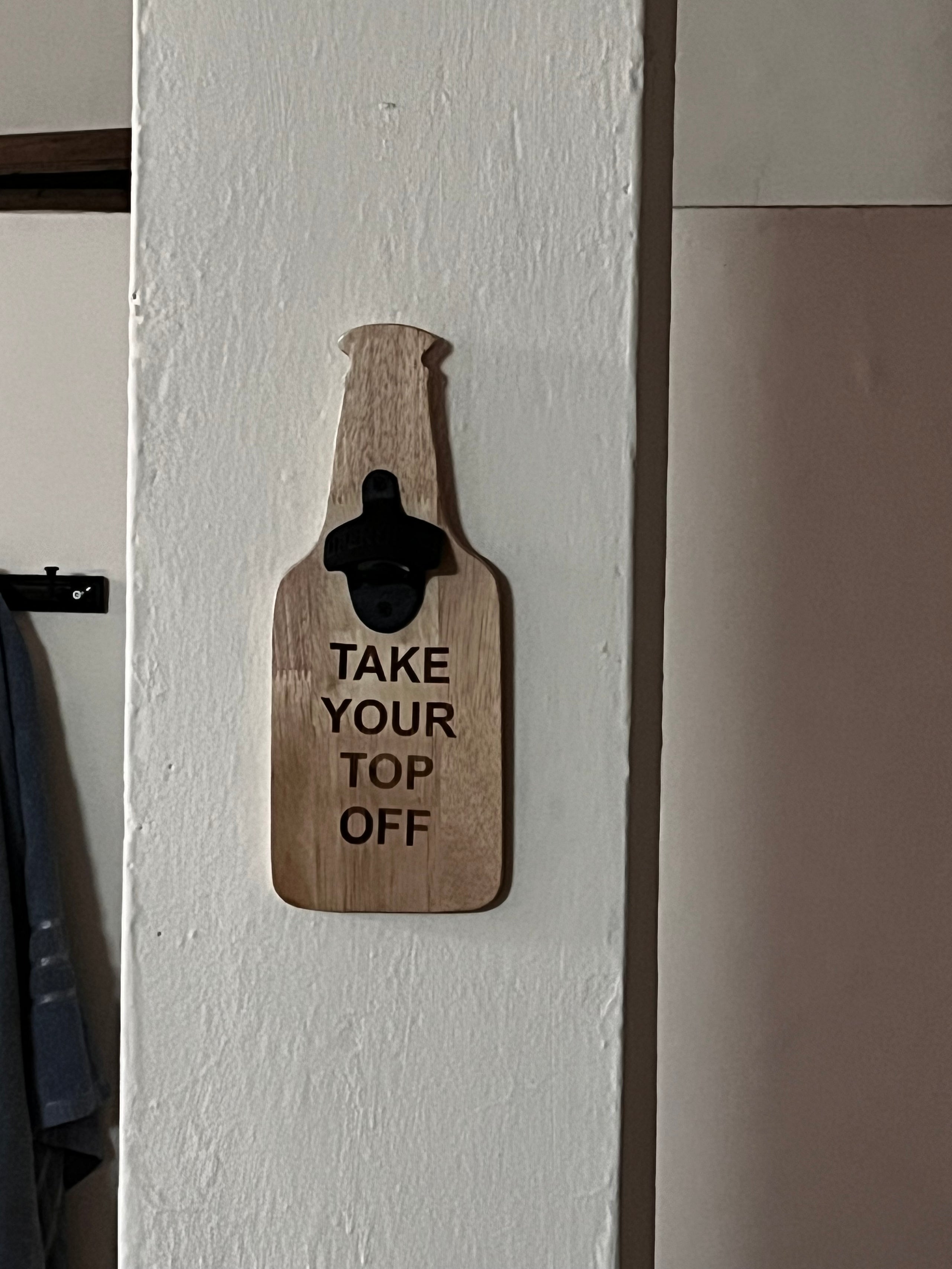 Custom wall Beer Opener