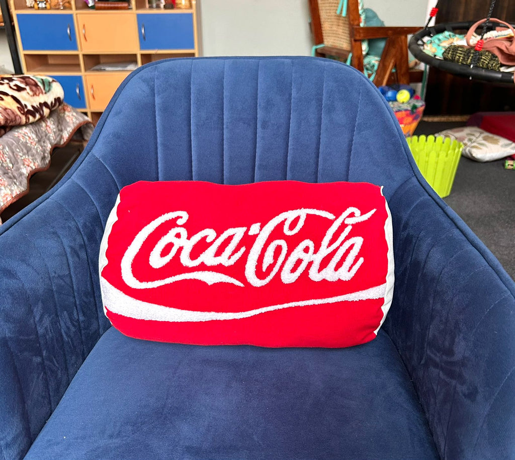 Custom cola throw pillow