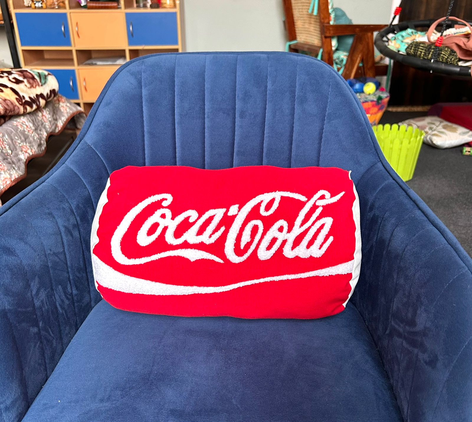 Custom cola throw pillow