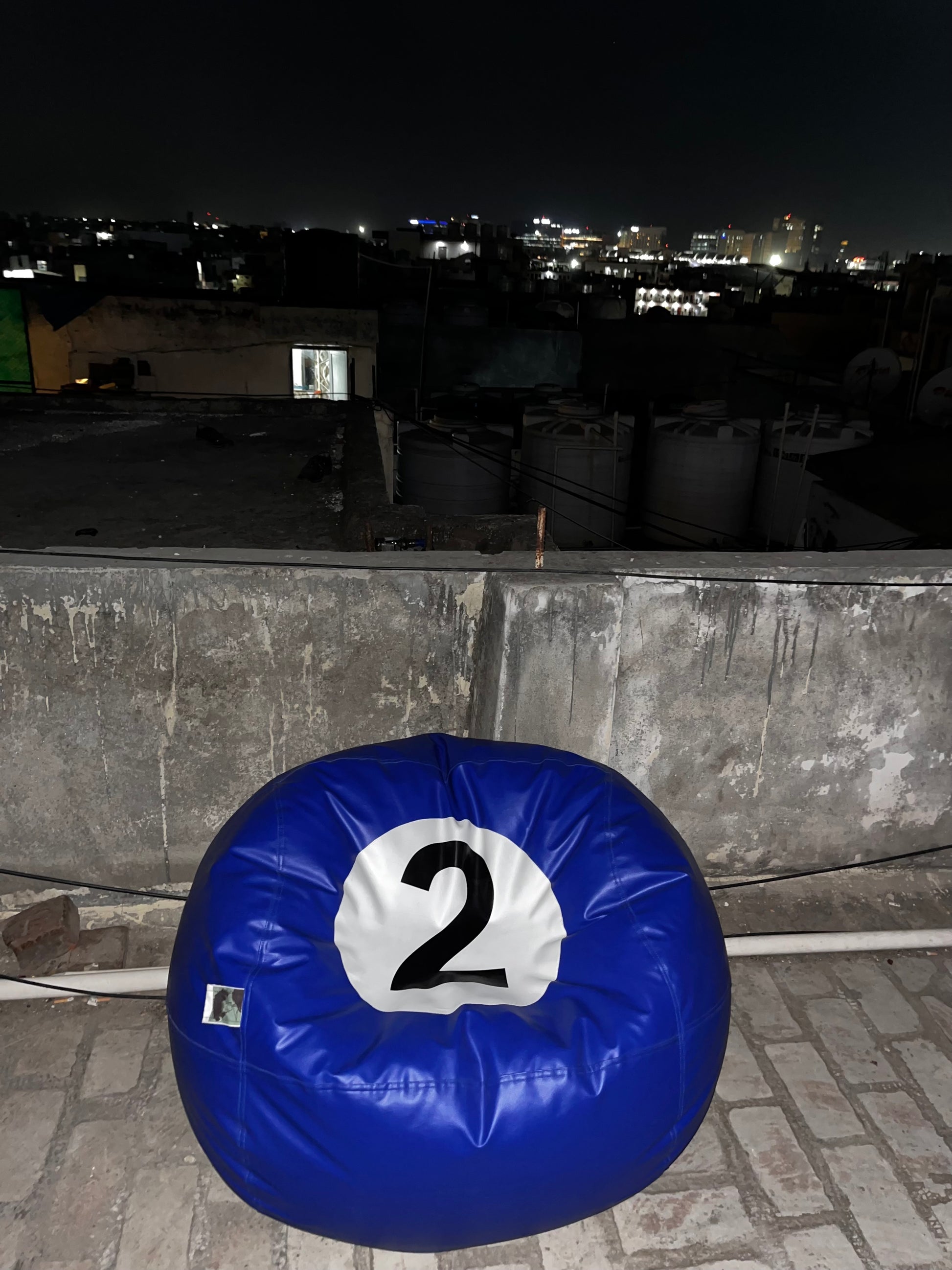 Billiards Blue No Bean bag Cover