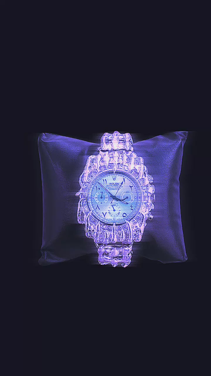 Restored ice blue Arabic