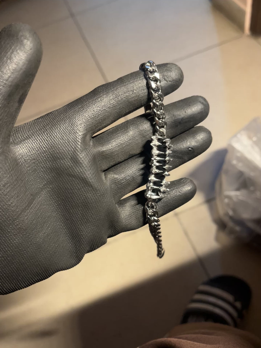 Punk hand bracelet